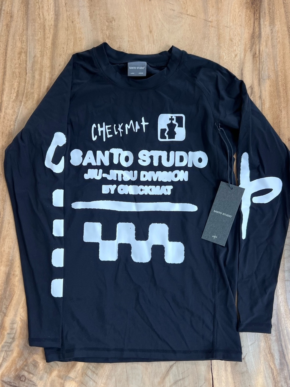 NWT Santo Studios Check mat Long sleeve